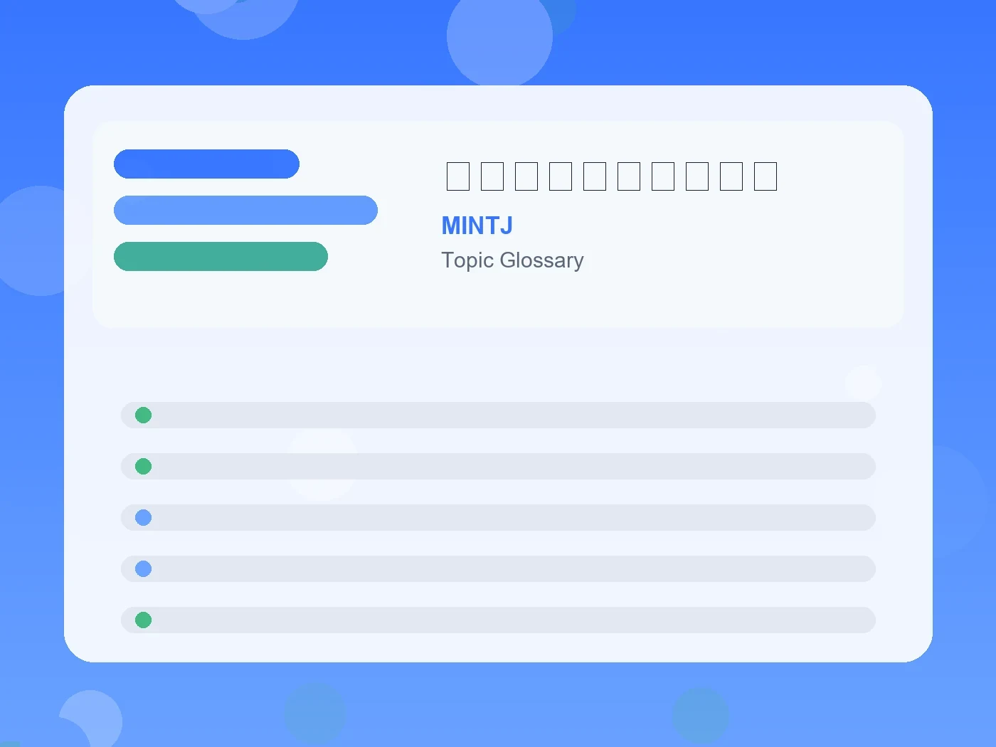 MINTJ ラインの返信が遅い人 guide visual