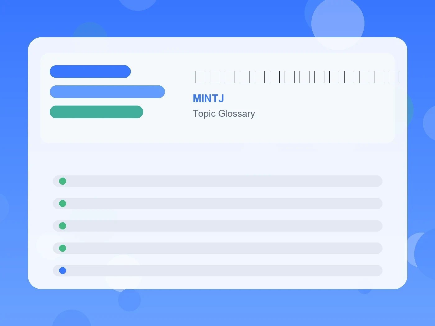 MINTJ 目が合うのは自分が見てるから guide visual